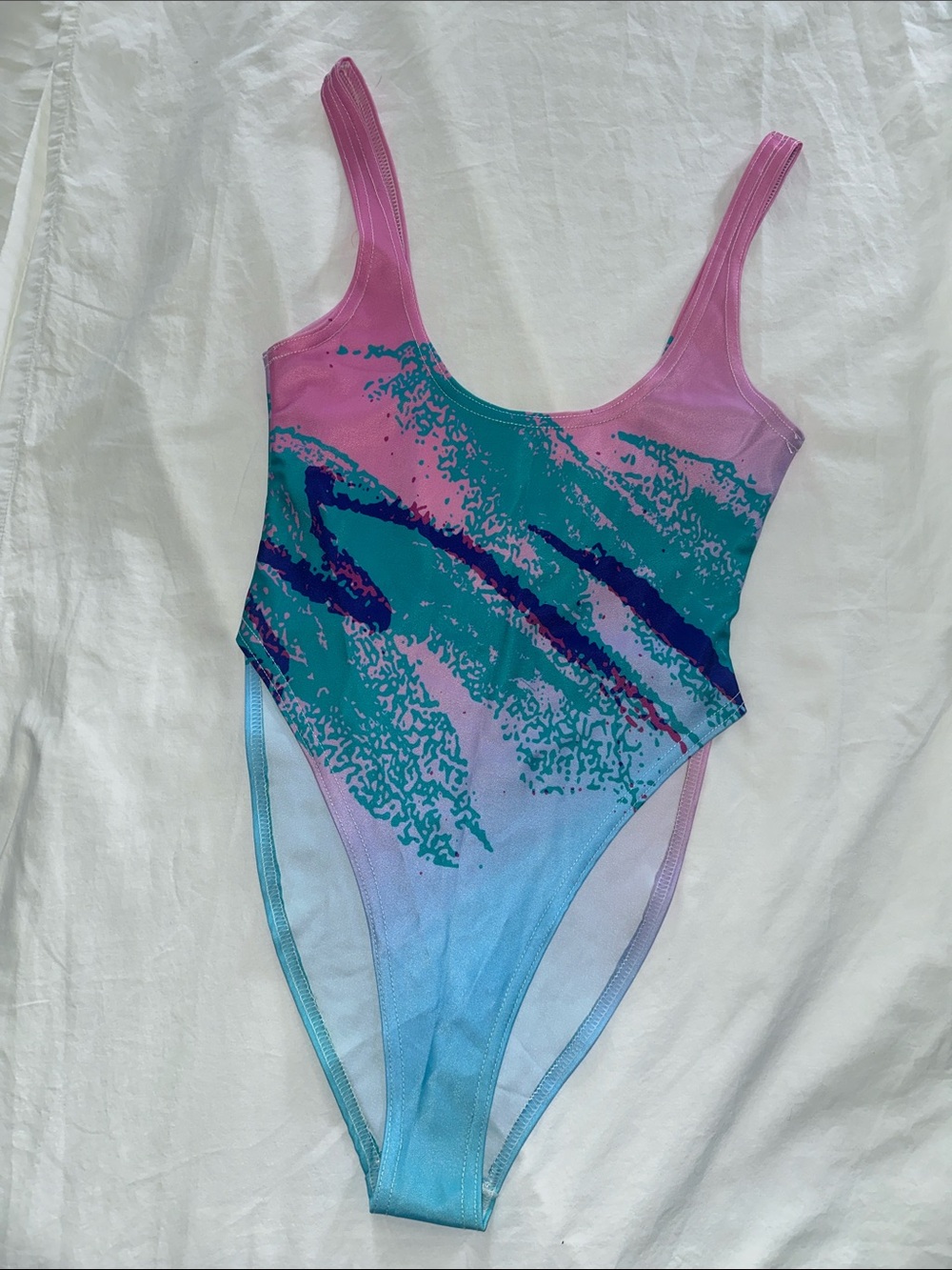 90’s Jazz Cup Inspired One-Piece Swimsuit